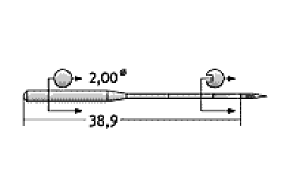 DPX16 LR Schmetz голки для шкіри (10шт)