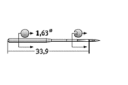DBxK5 Schmetz голки для вишивальної машини (10шт)